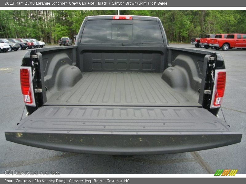Black / Canyon Brown/Light Frost Beige 2013 Ram 2500 Laramie Longhorn Crew Cab 4x4