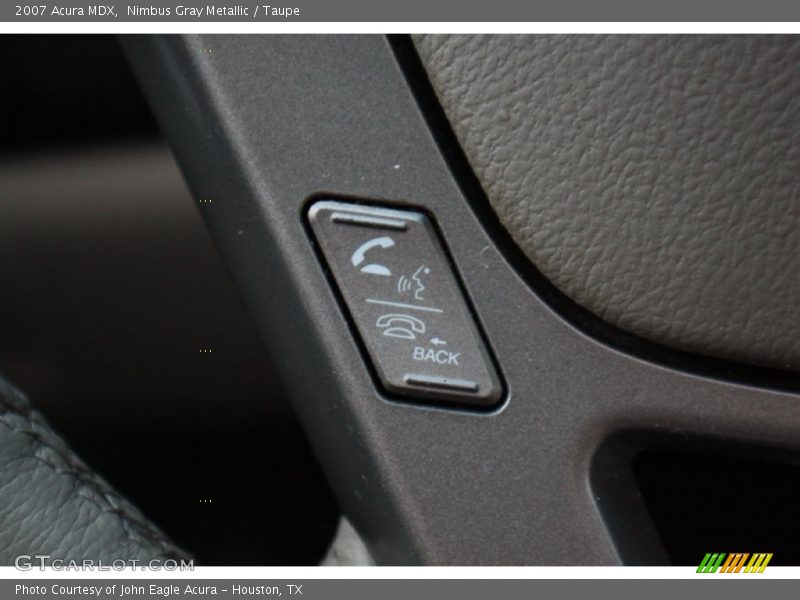 Nimbus Gray Metallic / Taupe 2007 Acura MDX