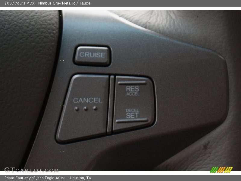 Nimbus Gray Metallic / Taupe 2007 Acura MDX