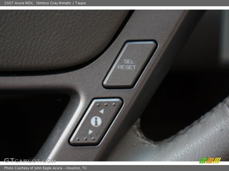 Nimbus Gray Metallic / Taupe 2007 Acura MDX