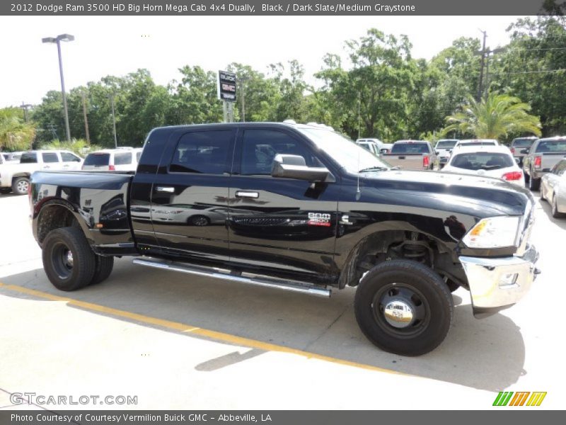 Front 3/4 View of 2012 Ram 3500 HD Big Horn Mega Cab 4x4 Dually