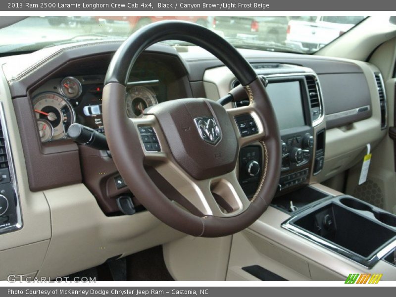 Dashboard of 2013 2500 Laramie Longhorn Crew Cab 4x4