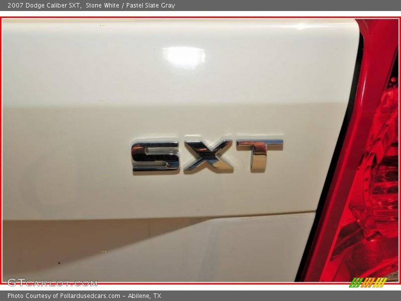 Stone White / Pastel Slate Gray 2007 Dodge Caliber SXT