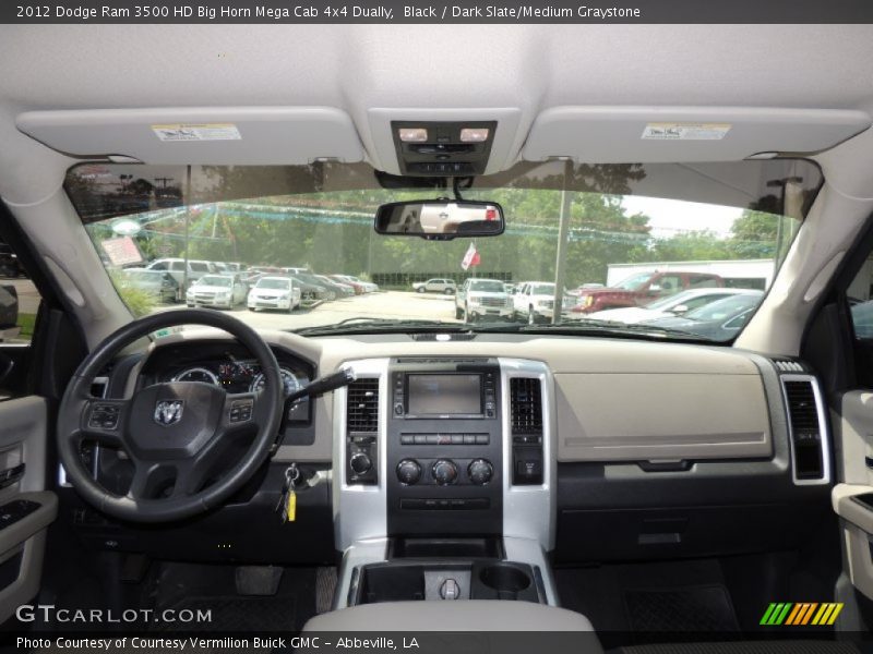 Dashboard of 2012 Ram 3500 HD Big Horn Mega Cab 4x4 Dually