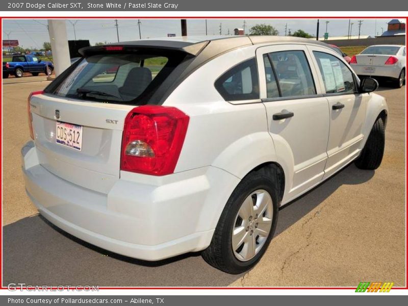 Stone White / Pastel Slate Gray 2007 Dodge Caliber SXT