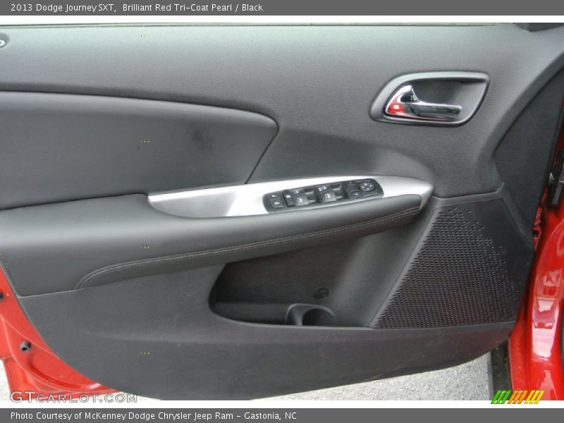 Brilliant Red Tri-Coat Pearl / Black 2013 Dodge Journey SXT