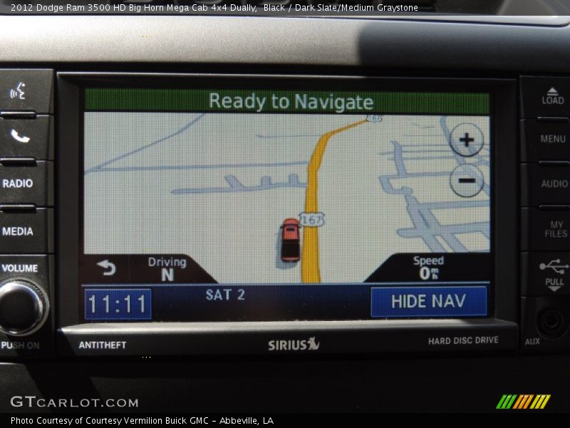 Navigation of 2012 Ram 3500 HD Big Horn Mega Cab 4x4 Dually