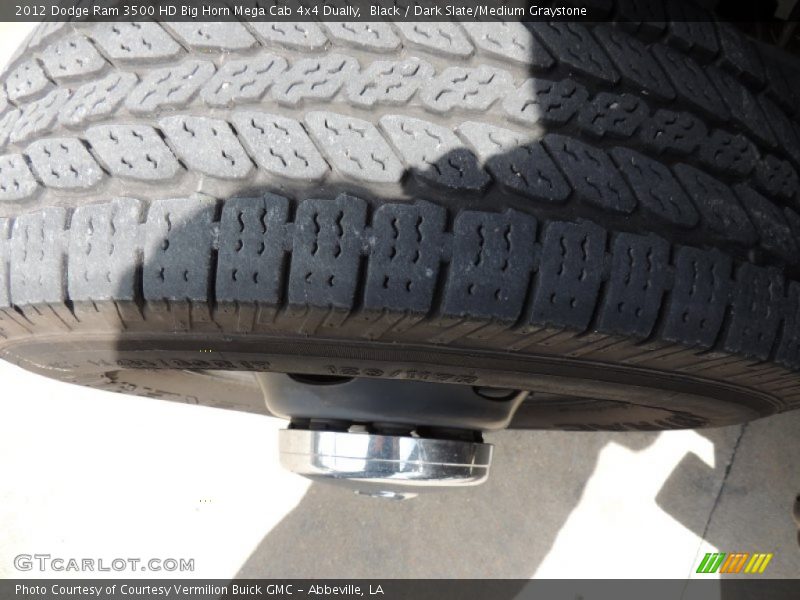 Black / Dark Slate/Medium Graystone 2012 Dodge Ram 3500 HD Big Horn Mega Cab 4x4 Dually