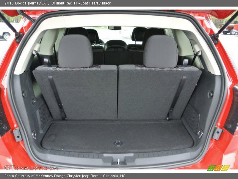 Brilliant Red Tri-Coat Pearl / Black 2013 Dodge Journey SXT