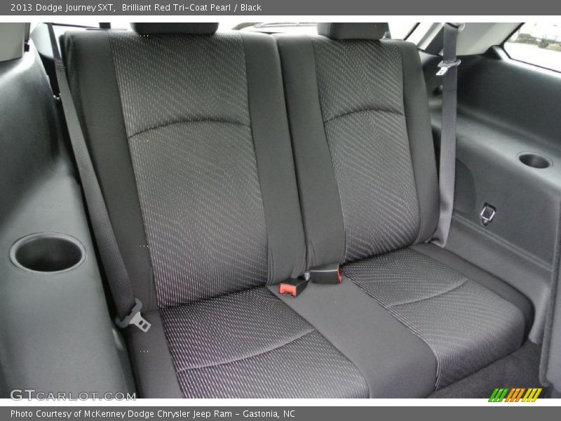 Brilliant Red Tri-Coat Pearl / Black 2013 Dodge Journey SXT
