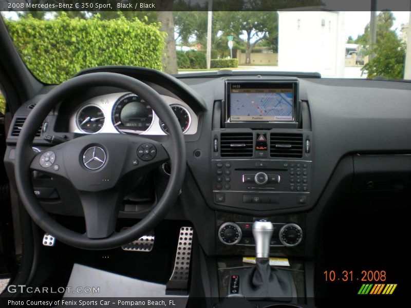 Black / Black 2008 Mercedes-Benz C 350 Sport