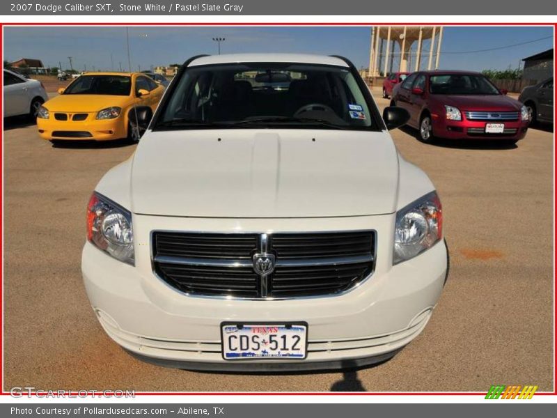Stone White / Pastel Slate Gray 2007 Dodge Caliber SXT