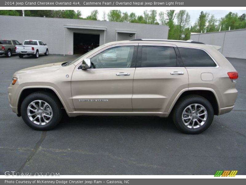  2014 Grand Cherokee Overland 4x4 Cashmere Pearl