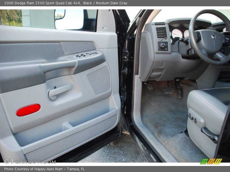 Black / Medium Slate Gray 2006 Dodge Ram 2500 Sport Quad Cab 4x4