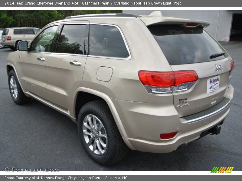 Cashmere Pearl / Overland Nepal Jeep Brown Light Frost 2014 Jeep Grand Cherokee Overland 4x4