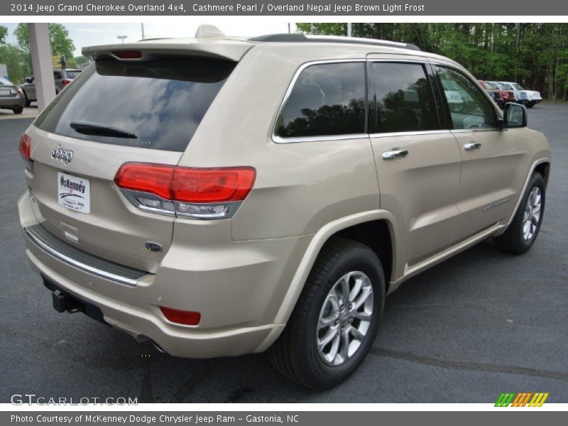 Cashmere Pearl / Overland Nepal Jeep Brown Light Frost 2014 Jeep Grand Cherokee Overland 4x4