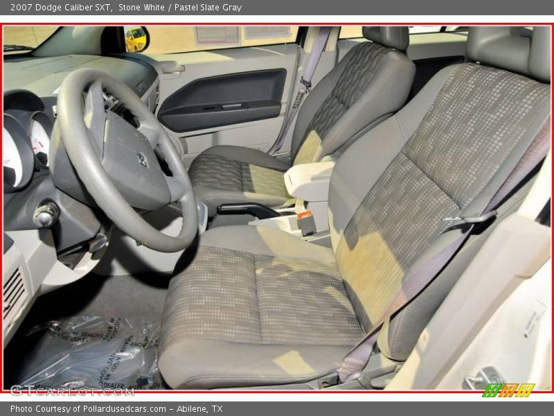 Stone White / Pastel Slate Gray 2007 Dodge Caliber SXT