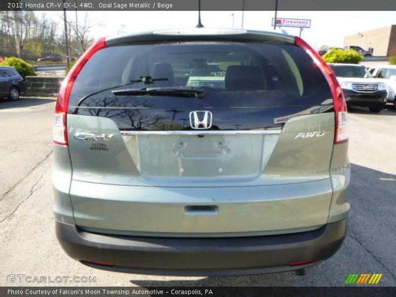 Opal Sage Metallic / Beige 2012 Honda CR-V EX-L 4WD