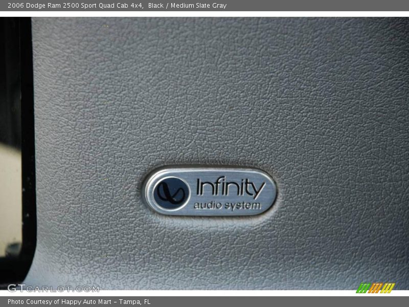 Black / Medium Slate Gray 2006 Dodge Ram 2500 Sport Quad Cab 4x4