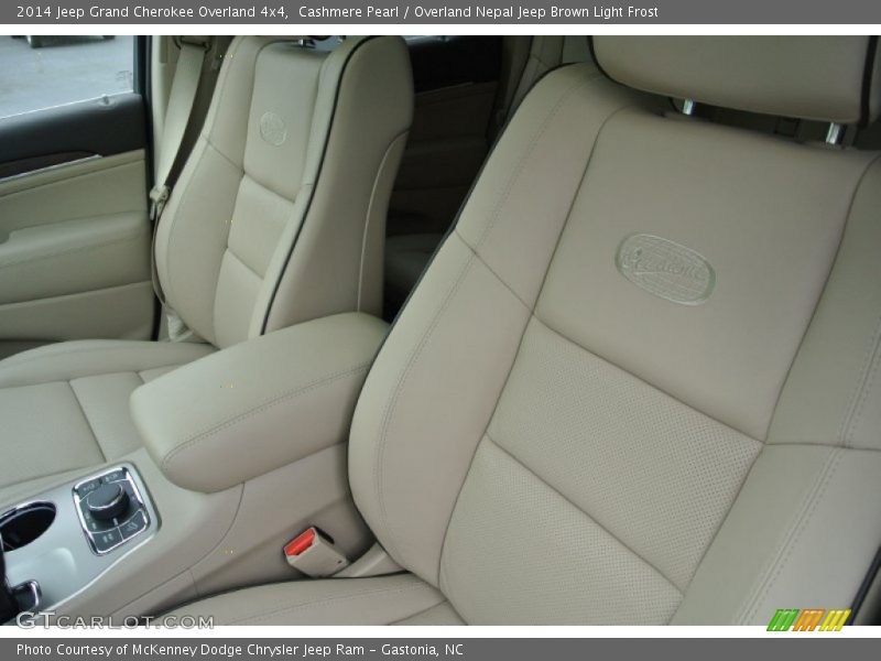 Cashmere Pearl / Overland Nepal Jeep Brown Light Frost 2014 Jeep Grand Cherokee Overland 4x4