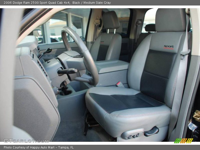 Black / Medium Slate Gray 2006 Dodge Ram 2500 Sport Quad Cab 4x4