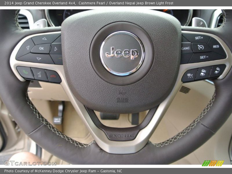  2014 Grand Cherokee Overland 4x4 Steering Wheel