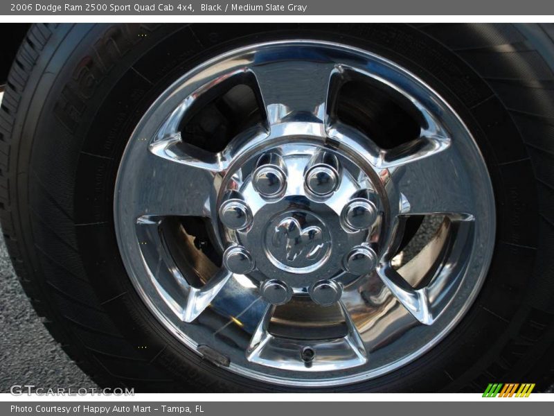 Black / Medium Slate Gray 2006 Dodge Ram 2500 Sport Quad Cab 4x4