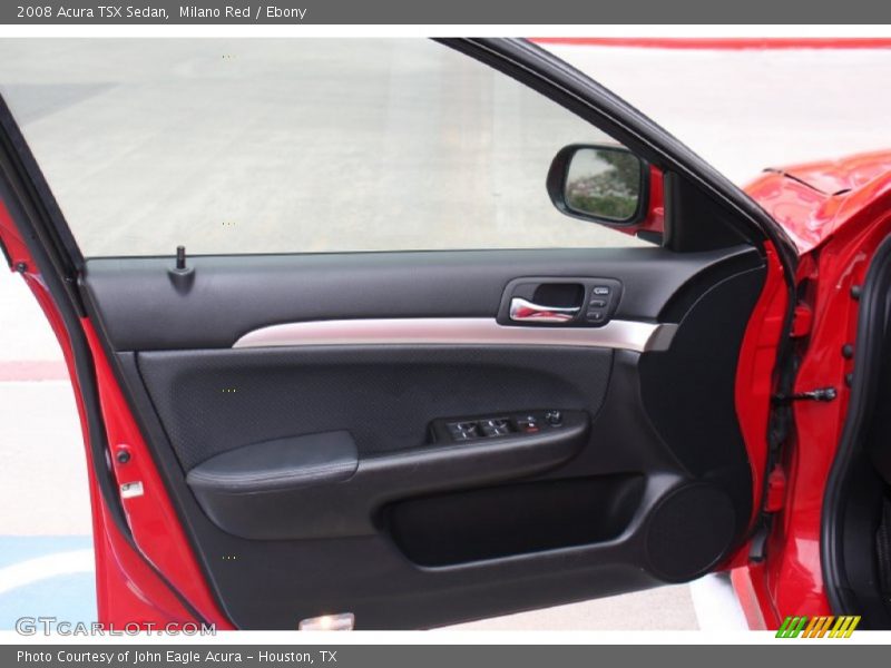 Milano Red / Ebony 2008 Acura TSX Sedan
