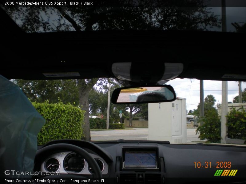 Black / Black 2008 Mercedes-Benz C 350 Sport