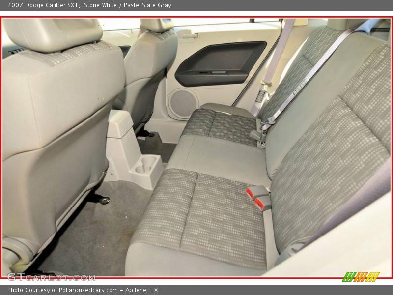 Stone White / Pastel Slate Gray 2007 Dodge Caliber SXT