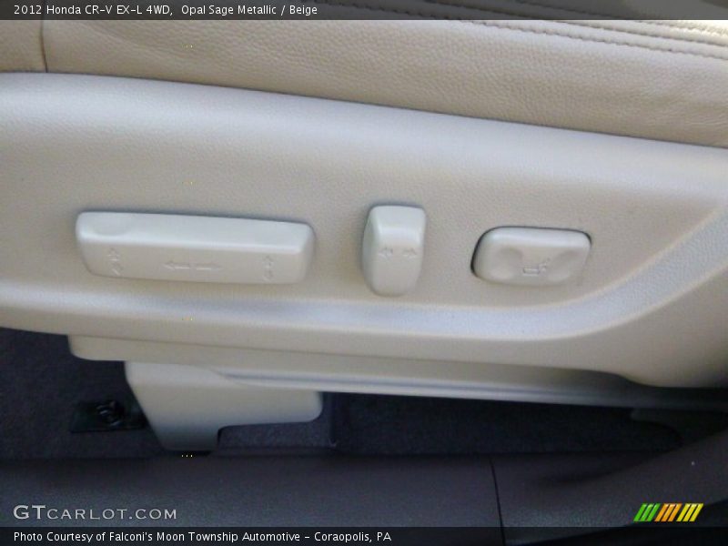 Opal Sage Metallic / Beige 2012 Honda CR-V EX-L 4WD