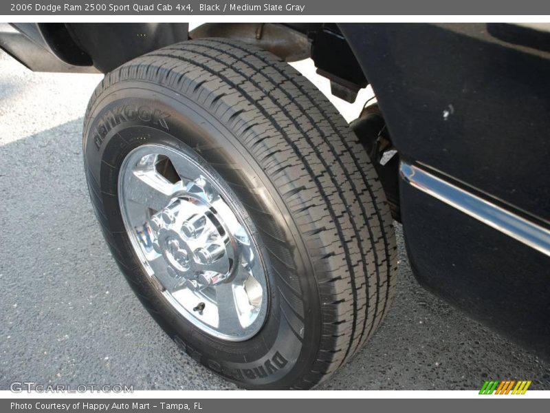 Black / Medium Slate Gray 2006 Dodge Ram 2500 Sport Quad Cab 4x4