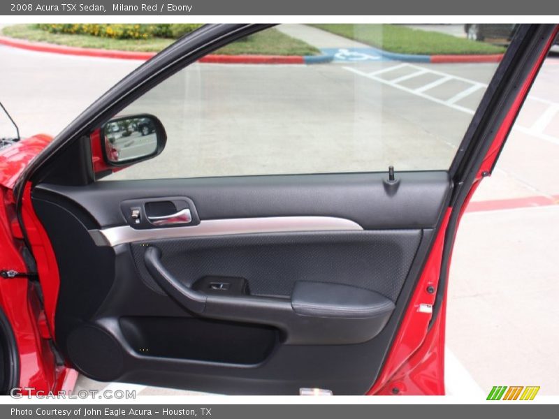 Milano Red / Ebony 2008 Acura TSX Sedan