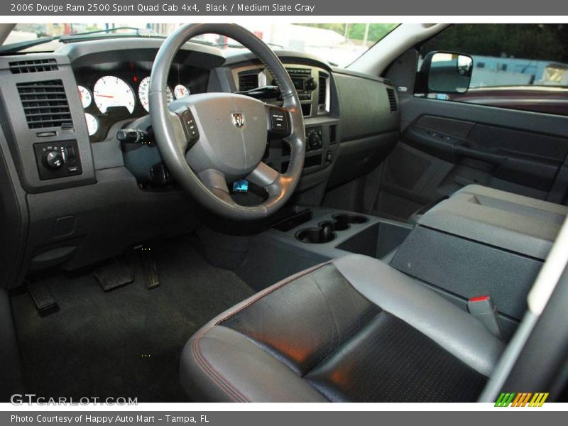 Black / Medium Slate Gray 2006 Dodge Ram 2500 Sport Quad Cab 4x4