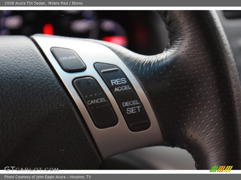 Milano Red / Ebony 2008 Acura TSX Sedan