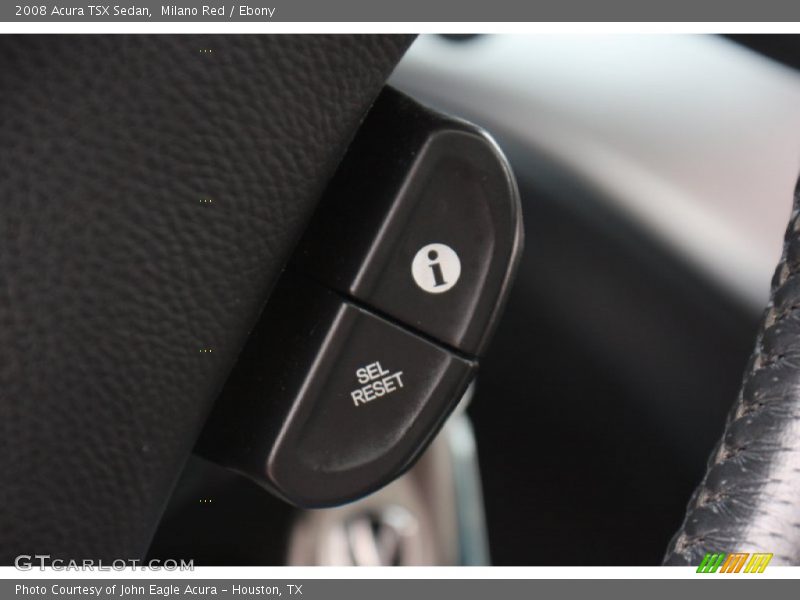 Milano Red / Ebony 2008 Acura TSX Sedan