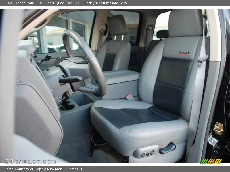 Black / Medium Slate Gray 2006 Dodge Ram 2500 Sport Quad Cab 4x4