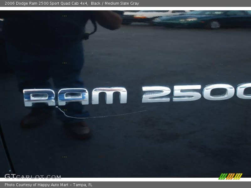 Black / Medium Slate Gray 2006 Dodge Ram 2500 Sport Quad Cab 4x4