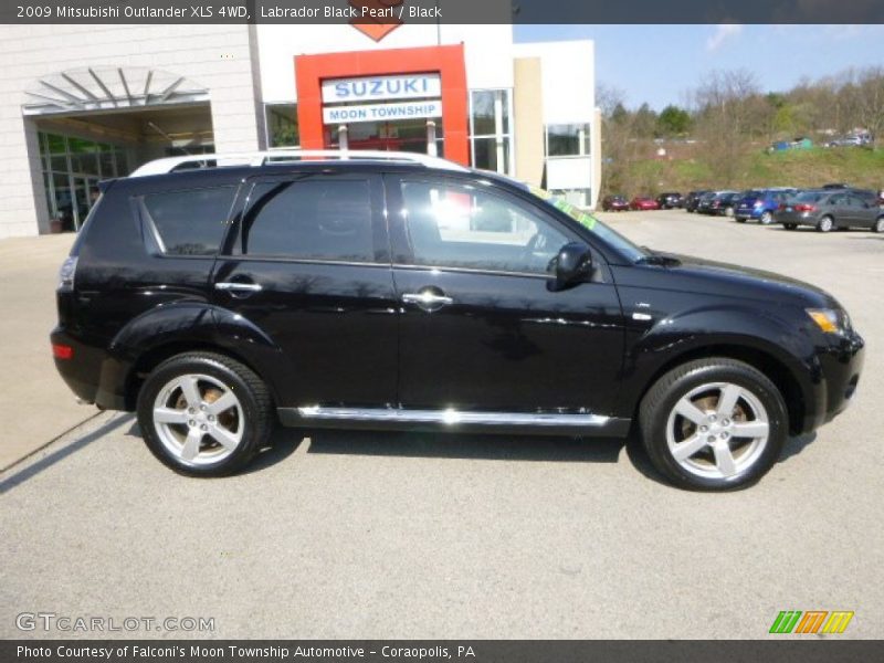 Labrador Black Pearl / Black 2009 Mitsubishi Outlander XLS 4WD