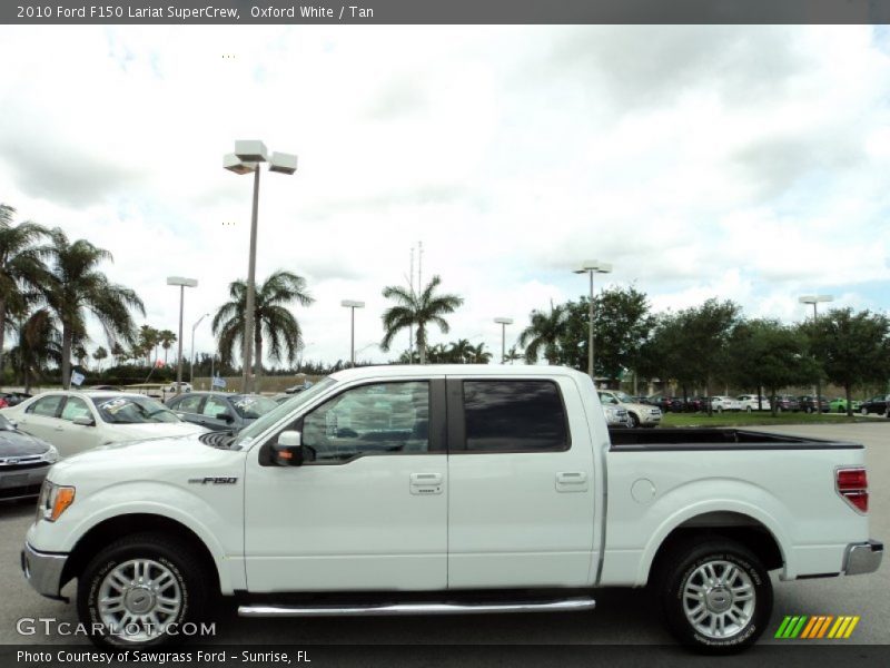 Oxford White / Tan 2010 Ford F150 Lariat SuperCrew