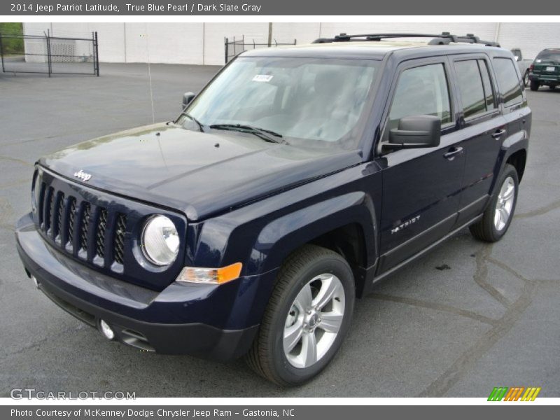 True Blue Pearl / Dark Slate Gray 2014 Jeep Patriot Latitude