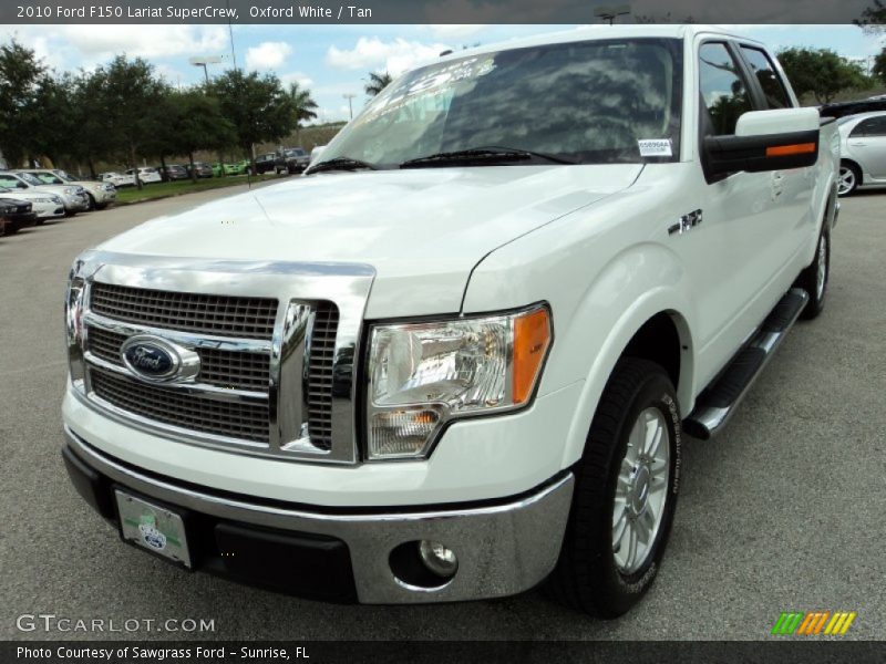 Oxford White / Tan 2010 Ford F150 Lariat SuperCrew