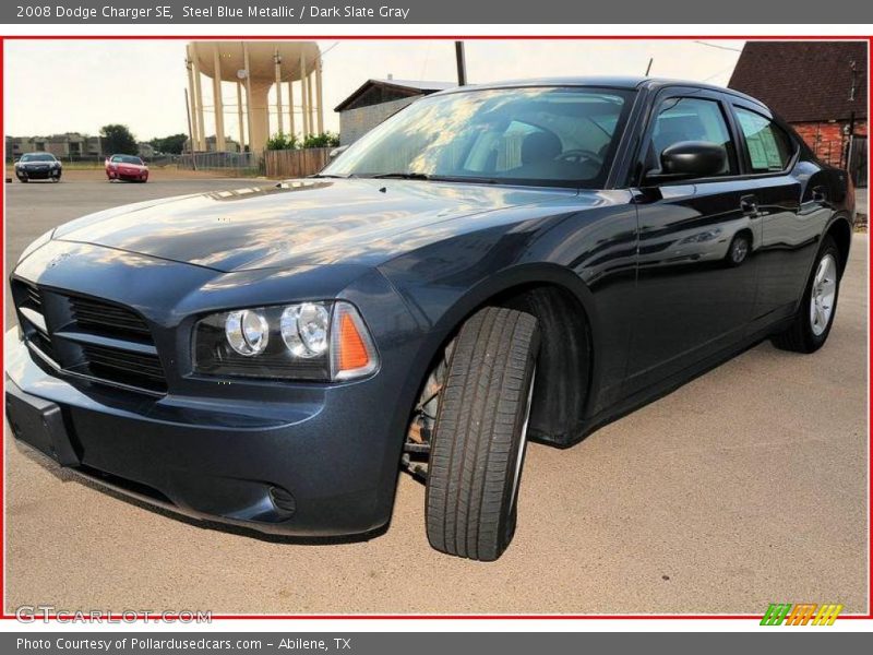 Steel Blue Metallic / Dark Slate Gray 2008 Dodge Charger SE