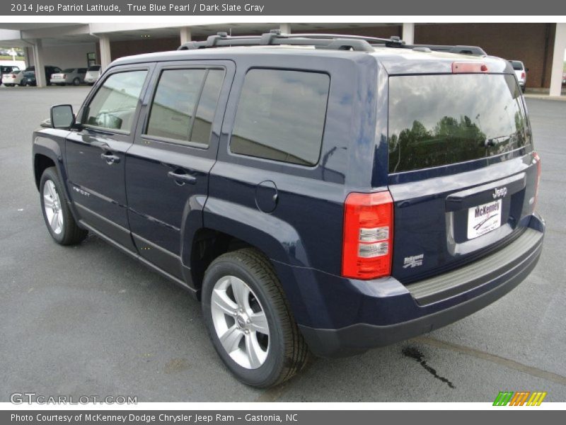 True Blue Pearl / Dark Slate Gray 2014 Jeep Patriot Latitude