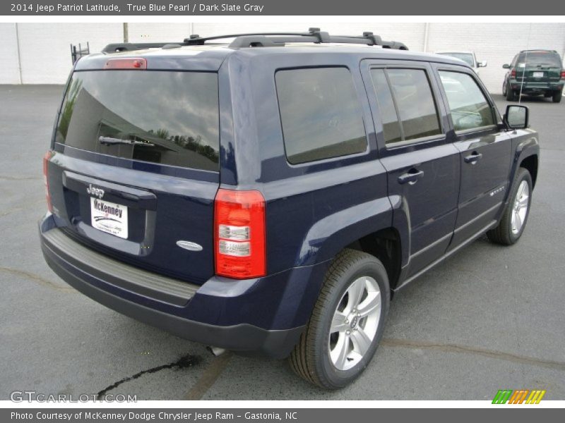 True Blue Pearl / Dark Slate Gray 2014 Jeep Patriot Latitude