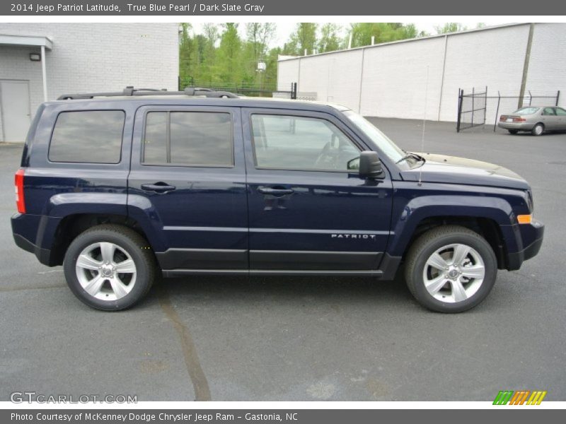 True Blue Pearl / Dark Slate Gray 2014 Jeep Patriot Latitude