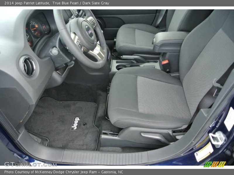 True Blue Pearl / Dark Slate Gray 2014 Jeep Patriot Latitude