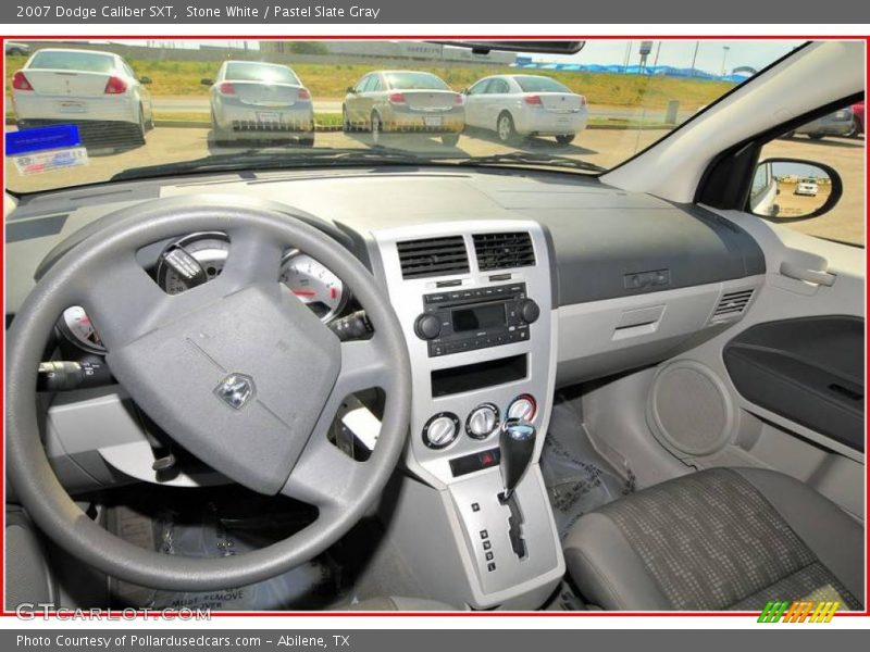 Stone White / Pastel Slate Gray 2007 Dodge Caliber SXT