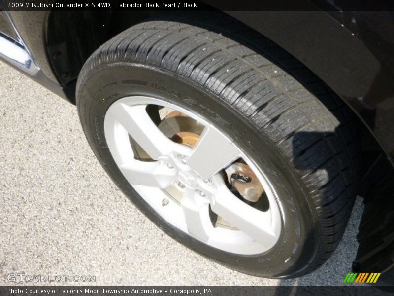 Labrador Black Pearl / Black 2009 Mitsubishi Outlander XLS 4WD