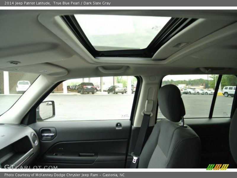 True Blue Pearl / Dark Slate Gray 2014 Jeep Patriot Latitude